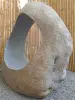 Product image 7 of the product “Garden Object, Unique Riverstone standing cut out big hole,  Height about 140cm. ”
